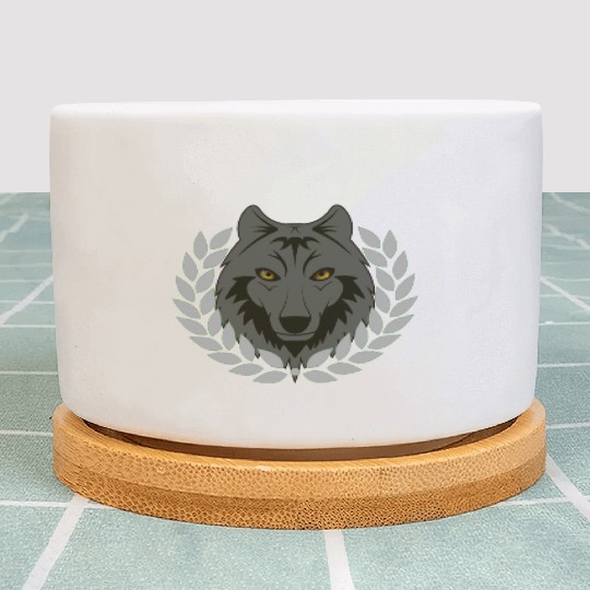 alpha wolf Plant Pots