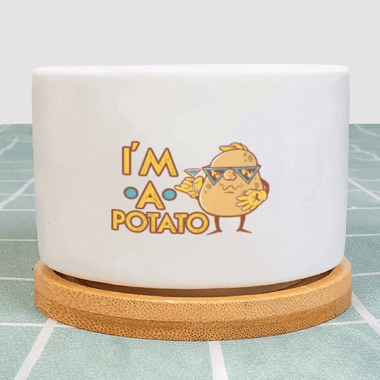 I am a Potato Fries Cute Costume Potatoes Lovers Plant Pots