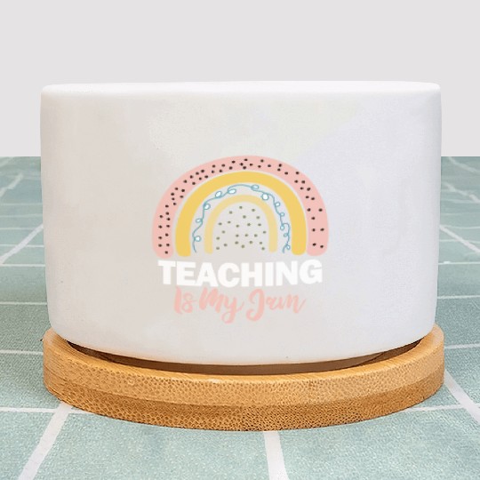 Teaching Is My Jam School Teacher Appreciation Plant Pots