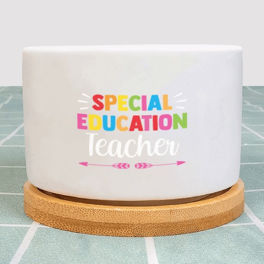 Special Education Teacher Cute Sped Awareness Plant Pots