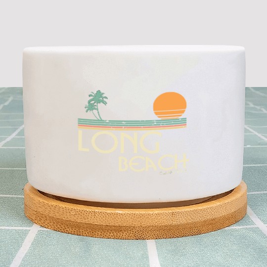 Vintage Long Beach California Plant Pots