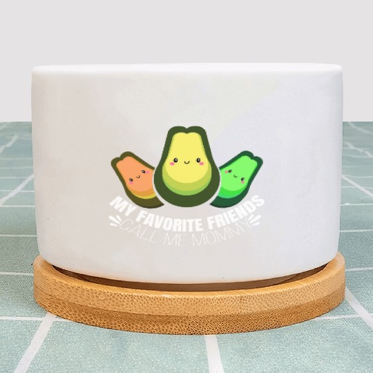 Humorous Avocado Of Mommies Quote Plant Pots