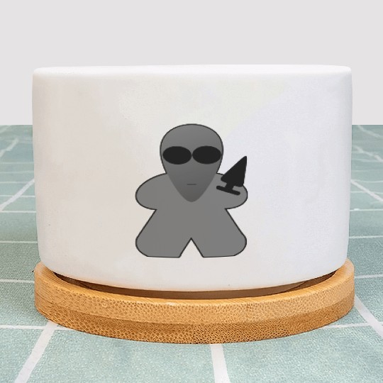 Alien Meeple Plant Pots
