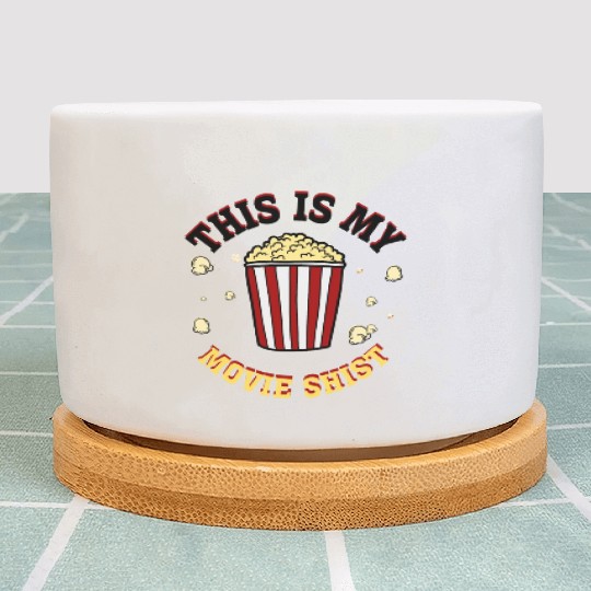 I'm Just Here For The Popcorn Cinama Movie Theater Plant Pots