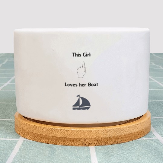 This Girl loves her Boat Plant Pots