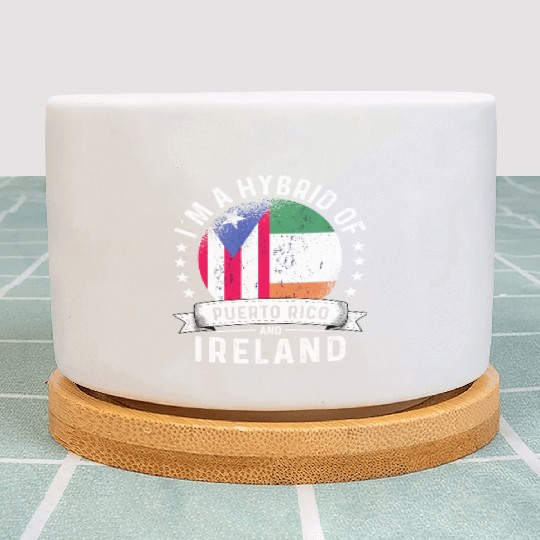 Puerto Rico Flag Ireland Grown Country Flags Plant Pots