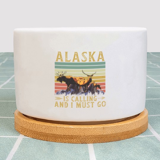 Alaska Gift USA Natur Bär Denali Grizzly Wald Plant Pots