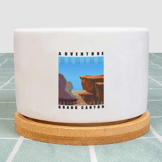 Adventure Grand Canyon cool design Plant Pots