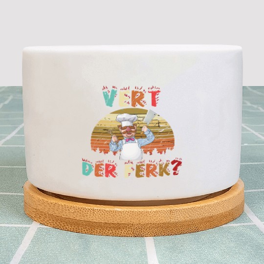 Vert Der Ferk the swedish chef Plant Pots