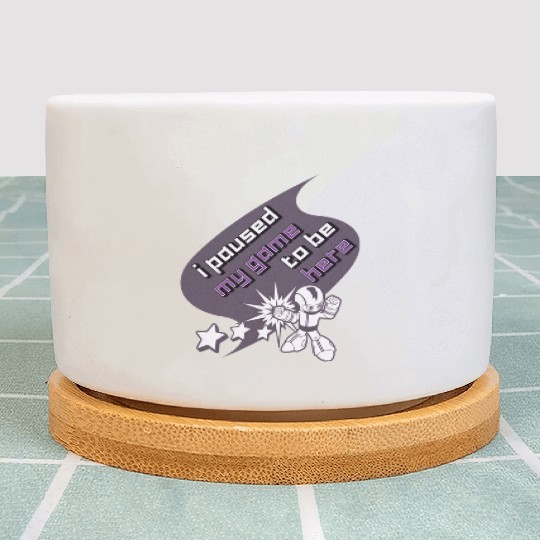 i paused my game to be here Plant Pots