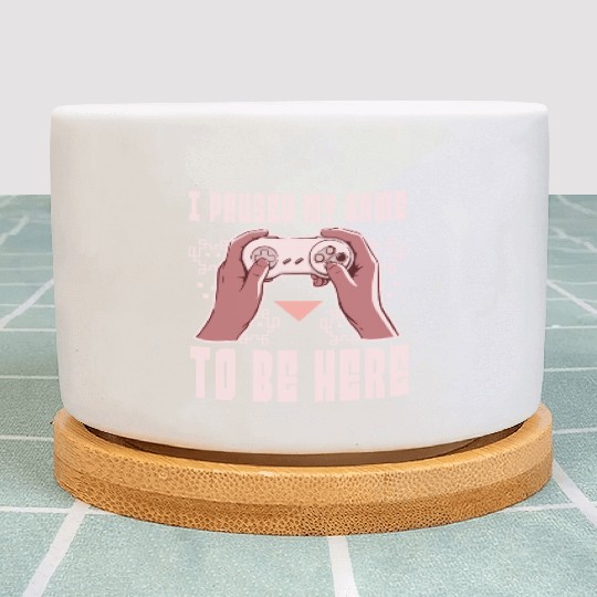 i paused my game to be here Plant Pots