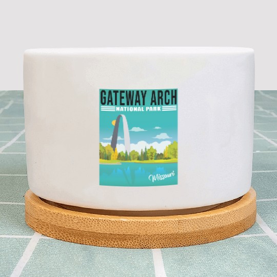 Gateway Arch National Park Missouri, St Louis Plant Pots