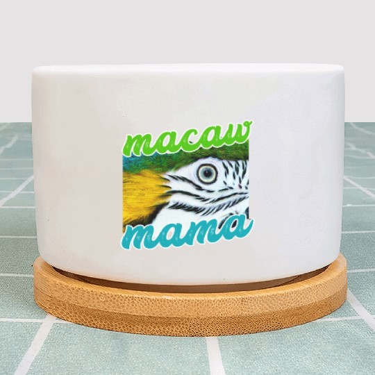 Blue And Yellow Macaw - Parrot Plant Pots