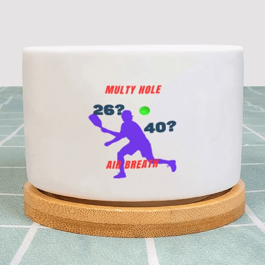 Funny Pickleball Plant Pots