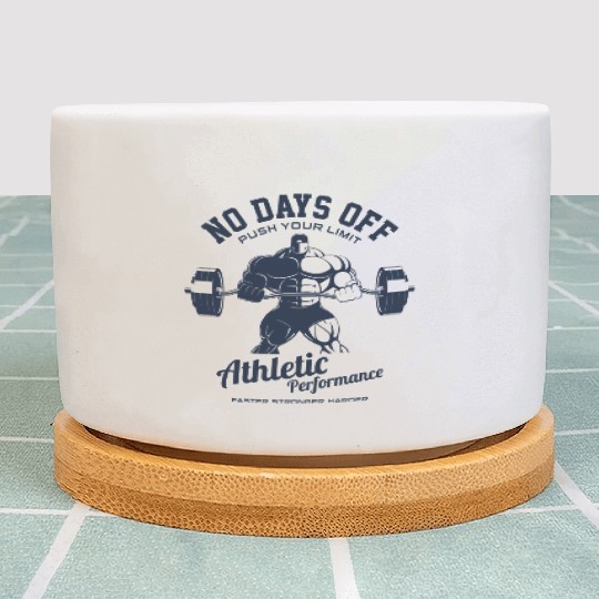 bodybuilding fitness gym Plant Pots