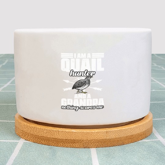 Funny Quail Hunting Hobby For Bobwhite Quail Plant Pots