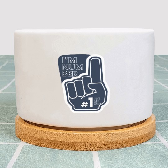 I'm number 1 affirmation Plant Pots