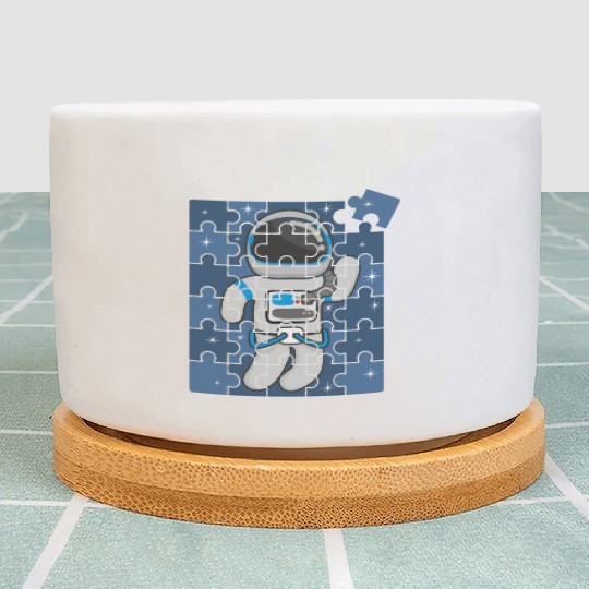 Autism Spaceman Astro Cosmo Space Lover Autism Awa Plant Pots