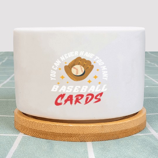 Baseball Cards Baseball Player Baseball Fan Gift Plant Pots