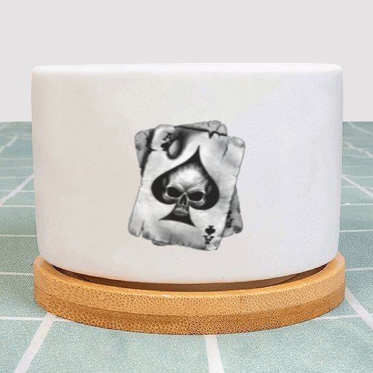 Ace of Skulls Death Cards Vietnam Plant Pots