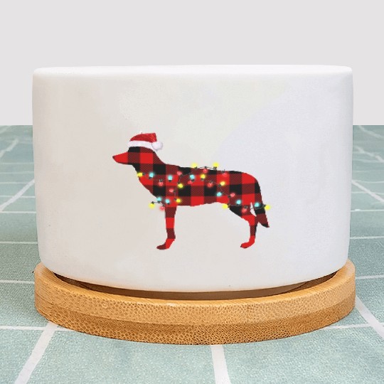 German Shepherd Christmas Dog Lover Pajamas Plant Pots