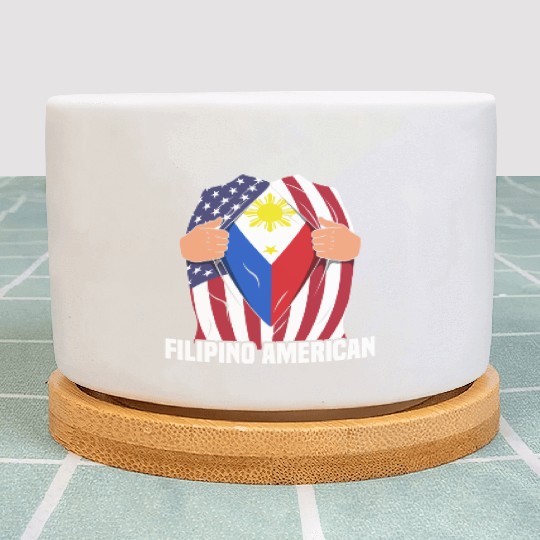 Hero Design for Proud American Pinoys Plant Pots
