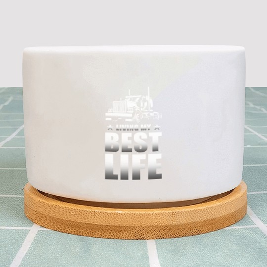 Truck Driver Trucker Gift Plant Pots