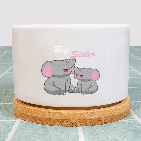Elephants - Big Sister Plant Pots