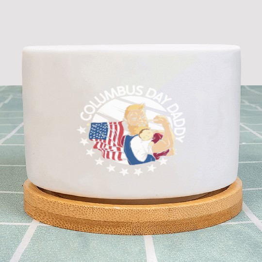 Columbus Day 1492 Plant Pots