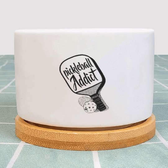 Pickleball Addict Solo Plant Pots