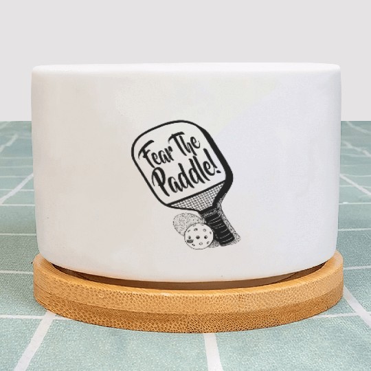 Fear The Pickleball Paddle Solo Plant Pots