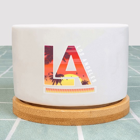 Los Angeles LA California Gift Plant Pots