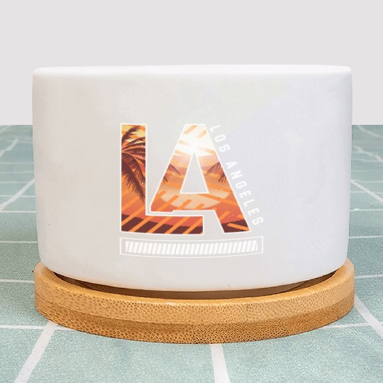 Los Angeles LA California Gift Plant Pots