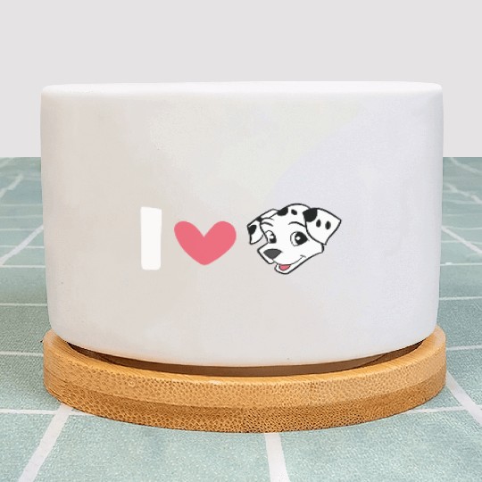 Dalmatians - I Love Dalmatians Plant Pots