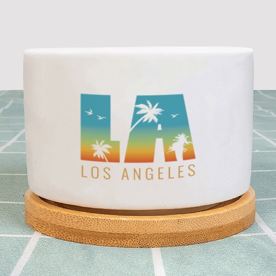 Los Angeles LA California Gift Plant Pots