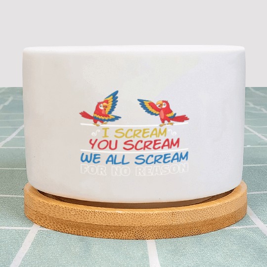 I Scream You Scream All Scream No Reason Plant Pots