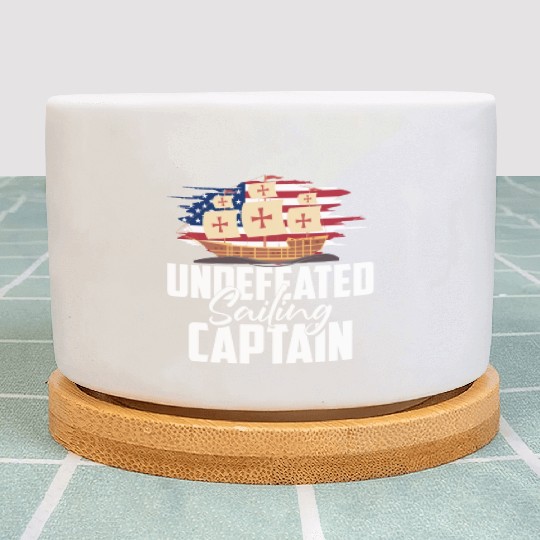 Columbus Day 1492 Plant Pots