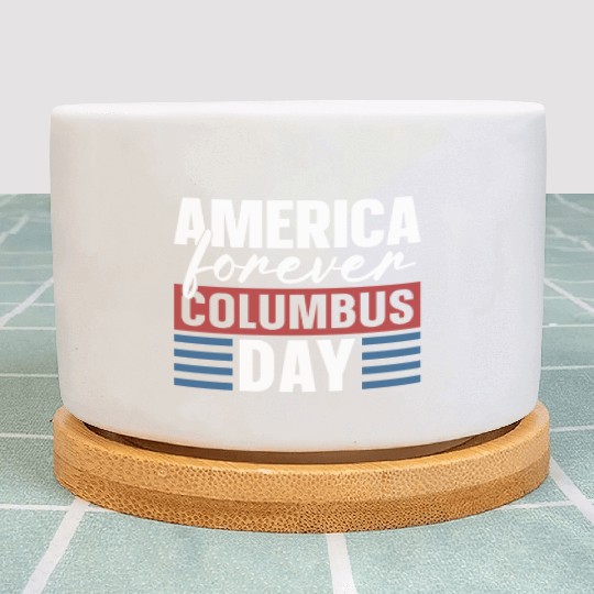 Columbus Day 1492 Plant Pots