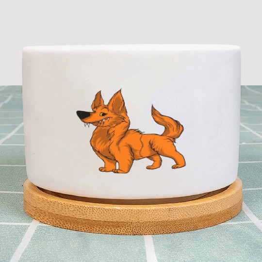 Orange Funny Dog Owners Pet Lover Gift Ideas Plant Pots