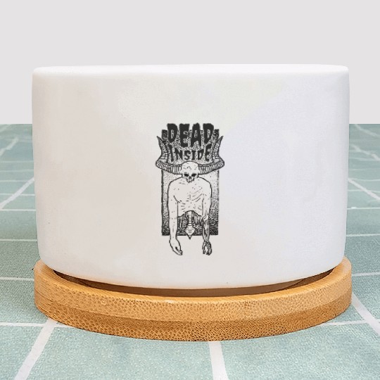 Dead-inside half skeleton Dead-inside half skeleto Plant Pots