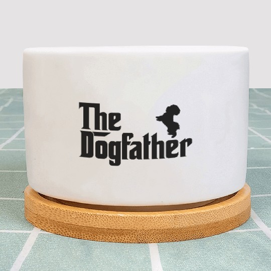 Shih Tzu Dogfather Dog Lover Godfather Style Plant Pots