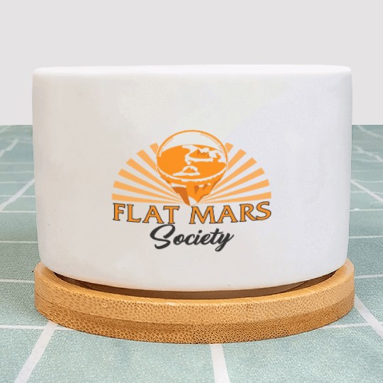 Mars Plant Pots, Flat Mars Society Mars Plant Pots, Science