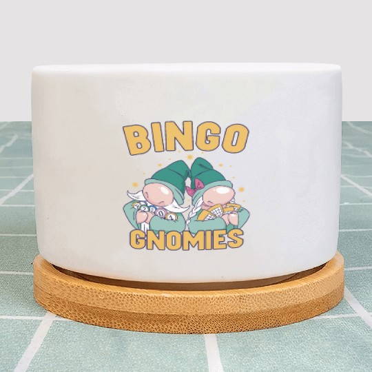 Bingo Card Game Grandma Bingo Player Bingo Cards Plant Pots