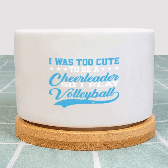 I Was Too Cute So I Play Volleyball 3 Plant Pots