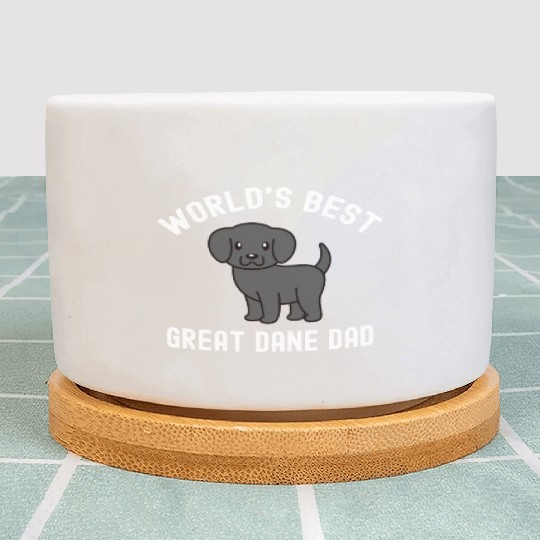 World's Best Great Dane Dad Plant Pots