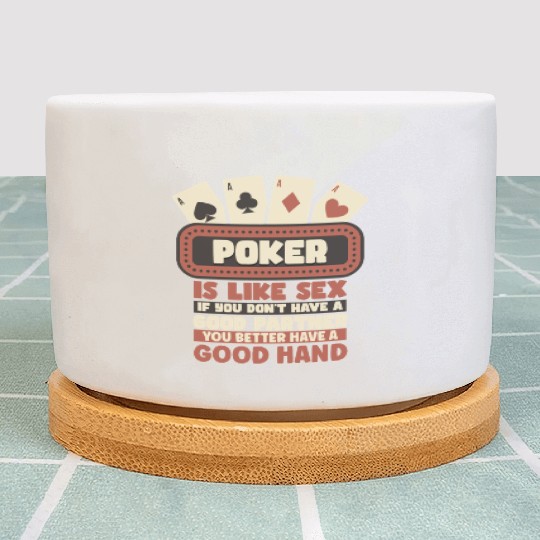 Poker Casino Poker Player Gambling Roulette Plant Pots