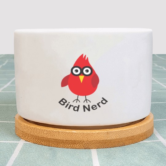 Bird Nerd Plant Pots