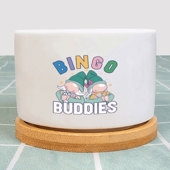 Bingo Card Game Grandma Bingo Player Bingo Cards Plant Pots