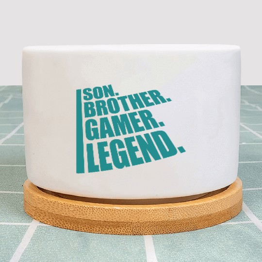 son brother gamer legend Plant Pots