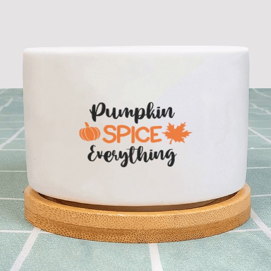 Pumpkin Spice Everything Plant Pots